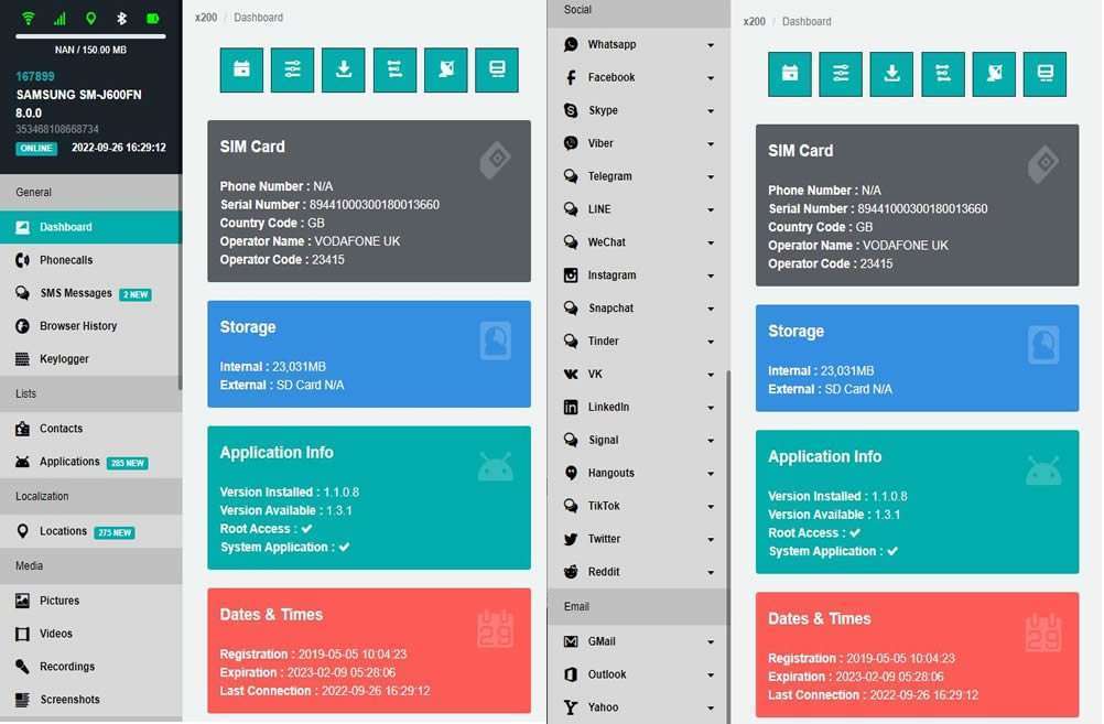 android surveillance phone