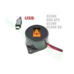 Vehicle 12v to 24v power transformer