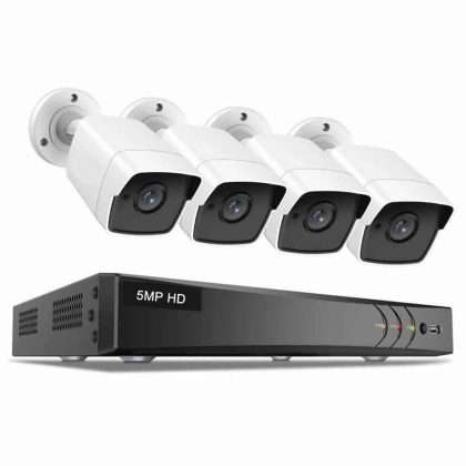 5 mega pixel wired cctv system