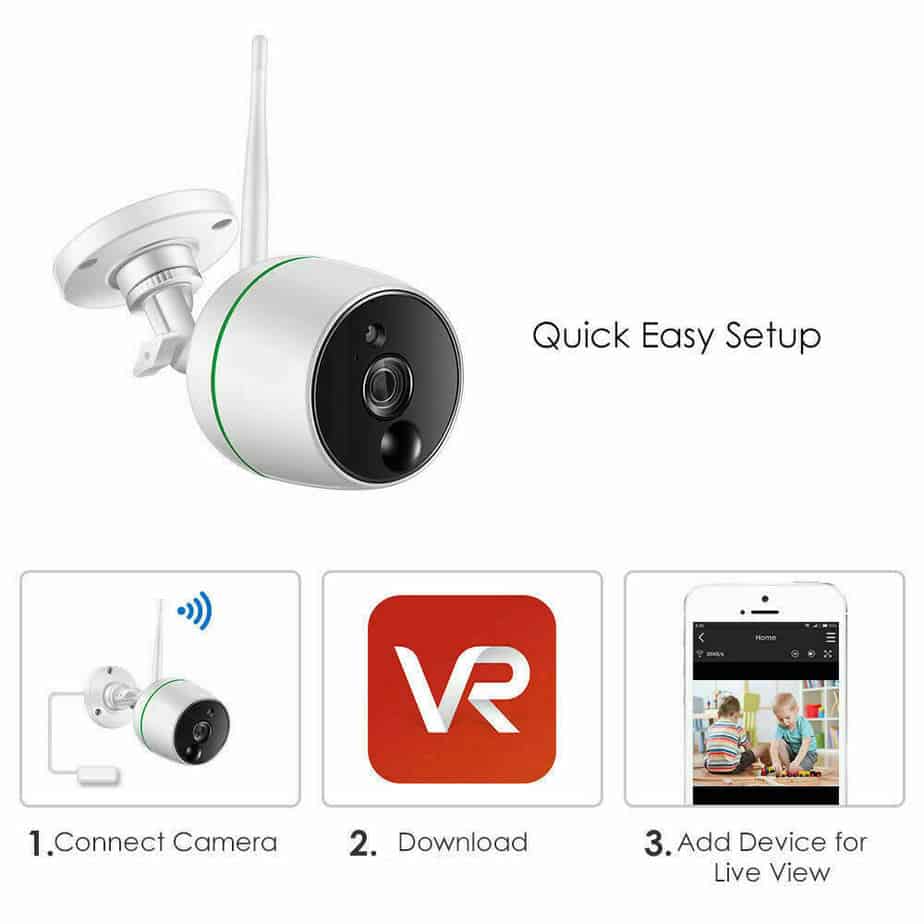 camera control application Wifi security camera