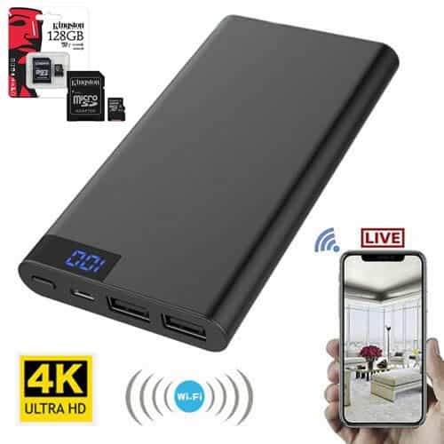 Spy phone power bank