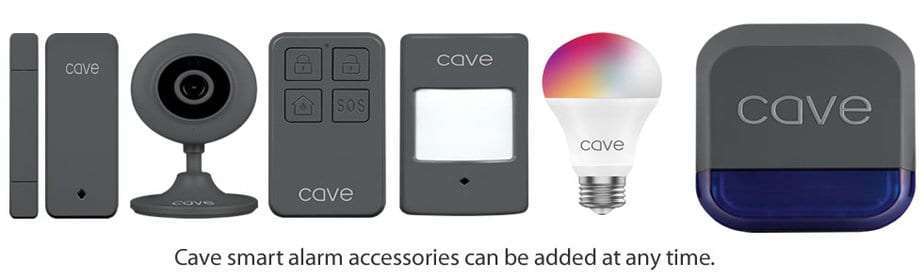 Cave intruder alarm accessories list